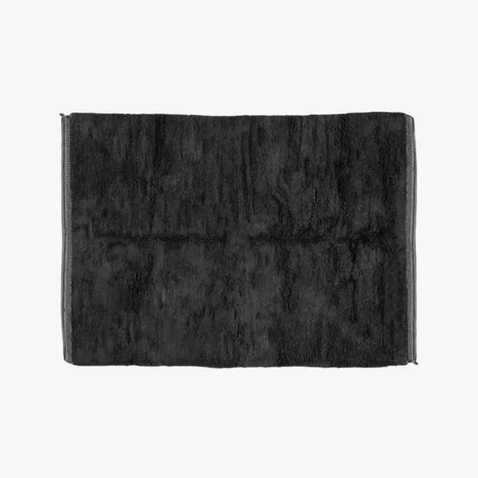 Beni Mrirt Monochrome Handmade Black Rug