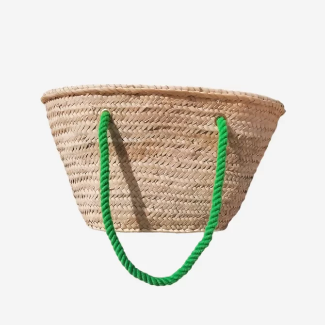 Green Bachelorette Straw Bag - Beach Bag