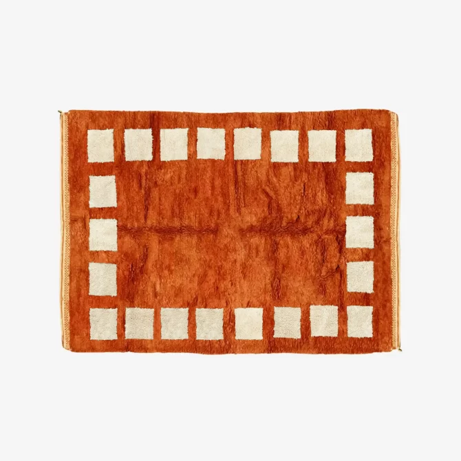 Boujaad Handmade Moroccan Rug - Squares Pattern